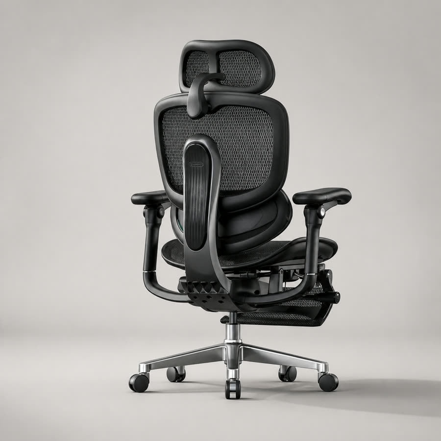 完整展示的 C500i 人體工學椅