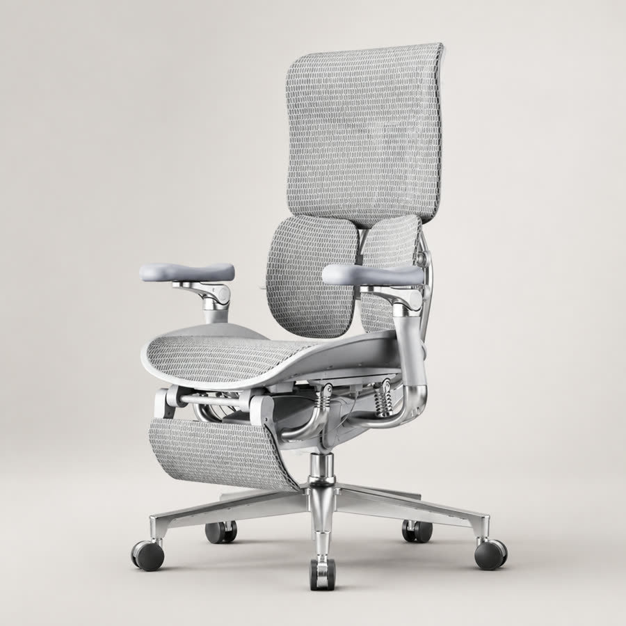 完整展示的 S300 人體工學椅