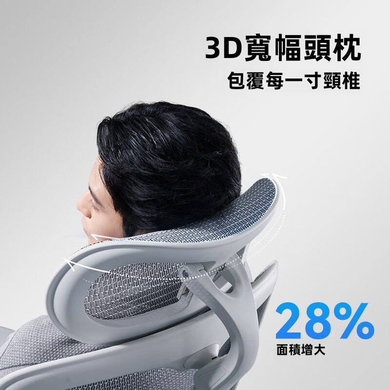 C300i 3D 寬幅頭枕